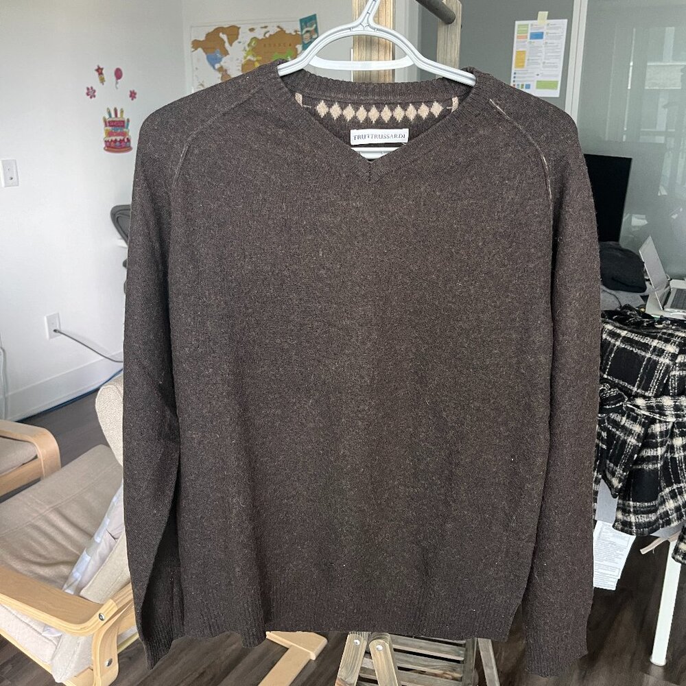 Tru Trussardi Sweater brown/plum color